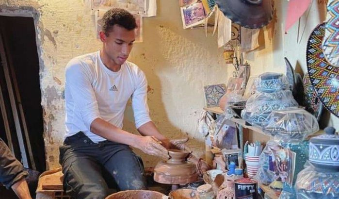 Tennisser Félix Auger-Aliassime op vakantie in Marokko