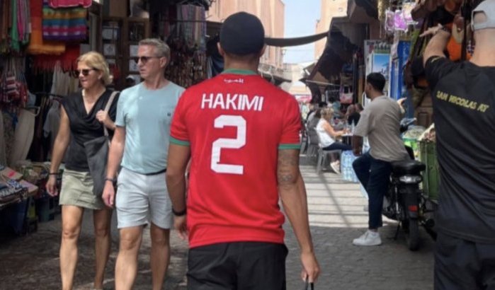 Voormalig Barça-ster Rafinha Alcântara op vakantie in Marrakech
