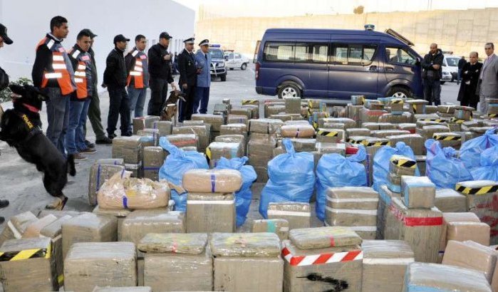 Twee ton drugs in beslag genomen in Tanger