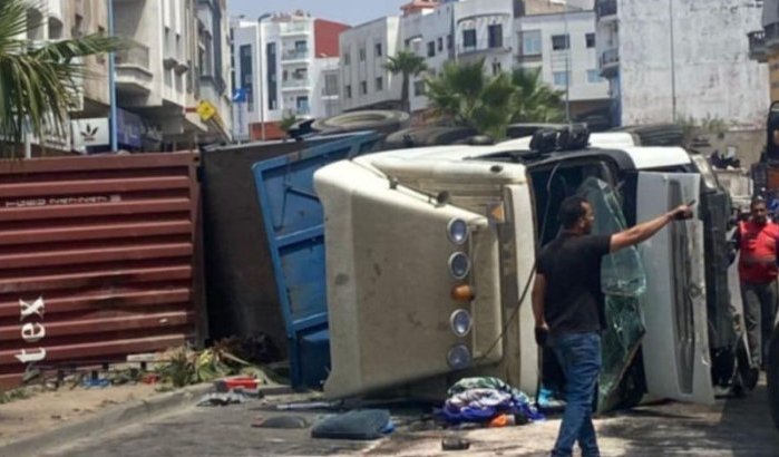 Vrachtwagen veroorzaakt chaos in Casablanca: 15 gewonden 