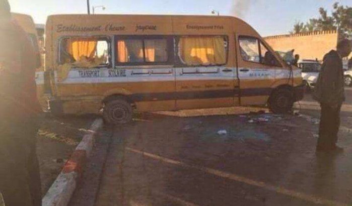 Marokko: kinderen gewond bij ongeval met schoolbus (foto's)