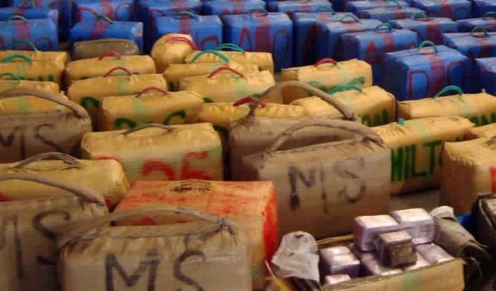 Drie ton drugs voor België in beslag genomen in Tanger Med