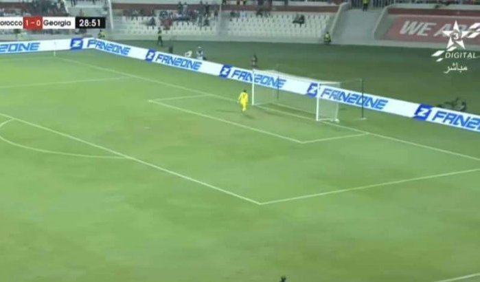Spectaculair doelpunt van Hakim Ziyech tegen Georgië (video)