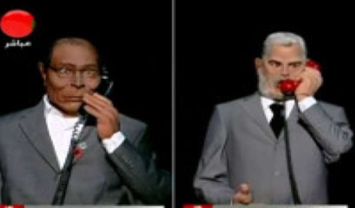 Maghreb-puppetshow: Benkirane grote ster!