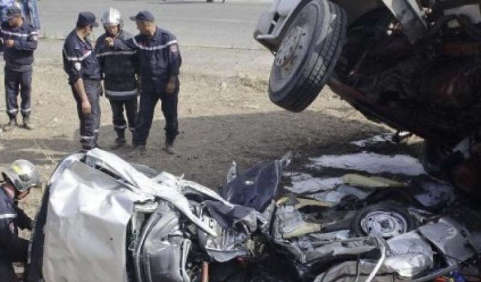 Vrouw en kind omgekomen bij verkeersongeval op weg Larache-Tetouan