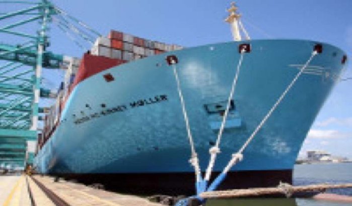 Grootste containerschip ter wereld in Tanger