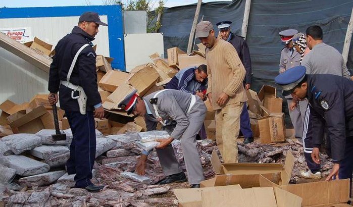 15 ton hasj in beslag genomen in Nador