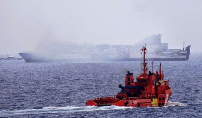 Paniek op ferry Nador-Almeria door brand