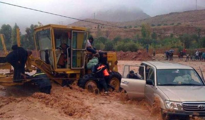 Foto's zware overstromingen Marokko