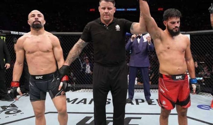 Afghaanse vechter wint voor Marokko op UFC Parijs