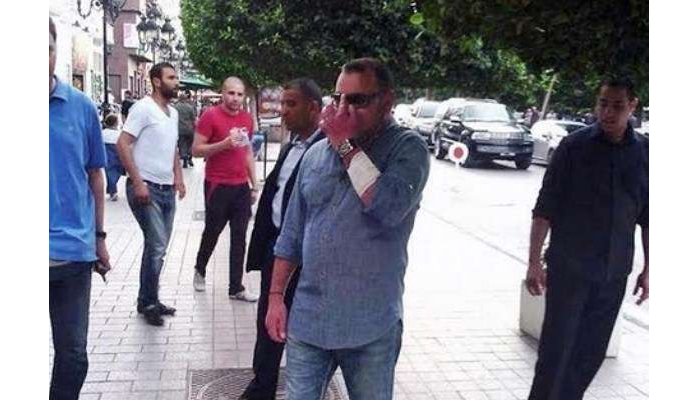 Koning Mohammed VI gespot in straten Tunis