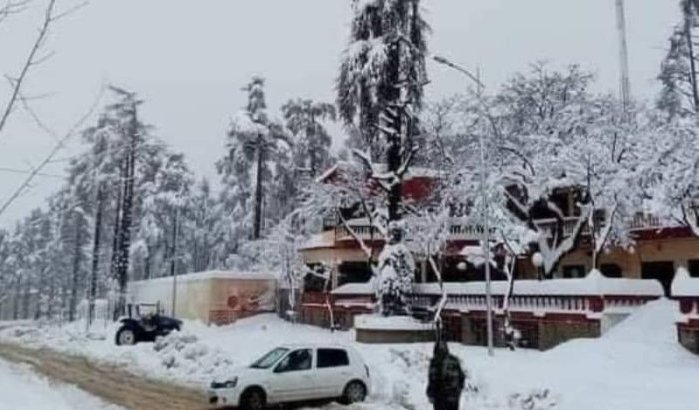 Al Hoceima: Issaguen betoverend mooi na eerste sneeuw (video)