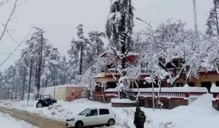 Al Hoceima: Issaguen betoverend mooi na eerste sneeuw (video)