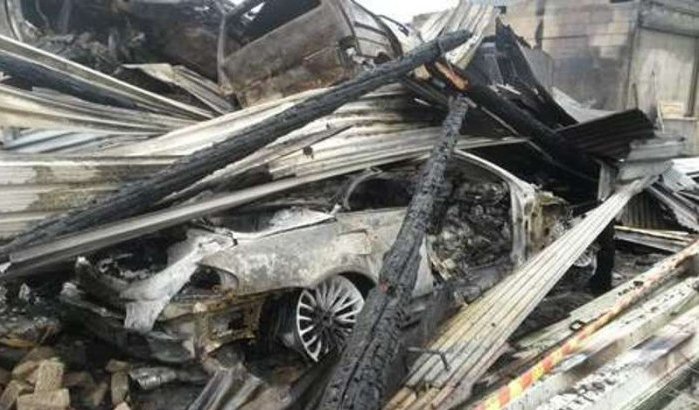 Tiental auto's van Marokkanen verwoest bij brand in Nederland