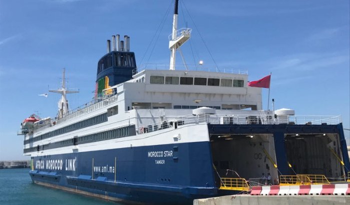 Overvolle ferry tussen Algeciras en Tanger Med in problemen
