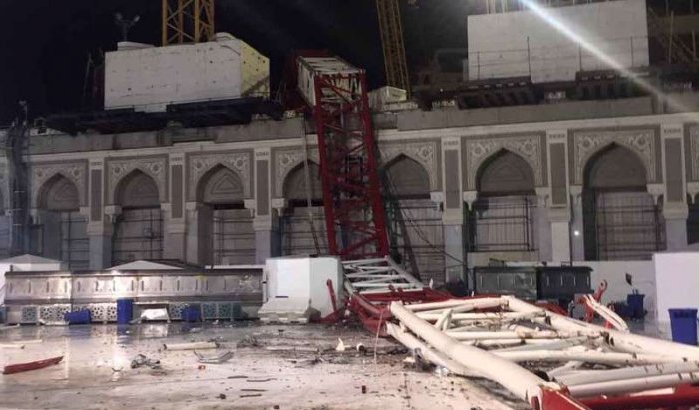 Val bouwkraan Mekka: geen Marokkanen onder slachtoffers