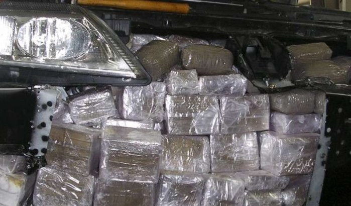 Lading cannabis onderschept in haven Nador