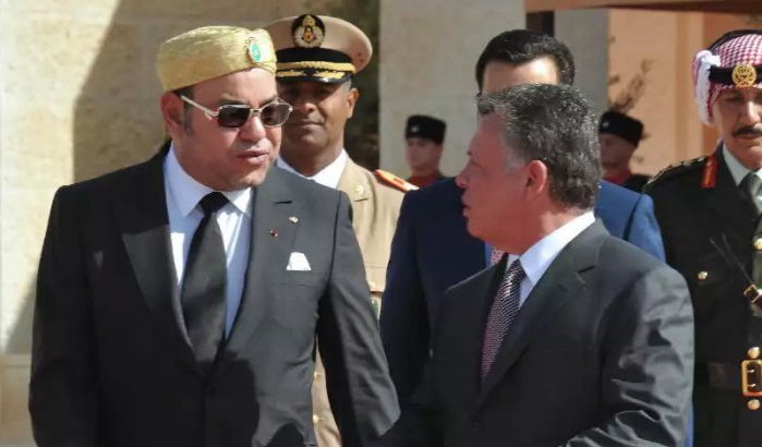 Koning Mohammed VI leeft mee met Jordaanse prinses