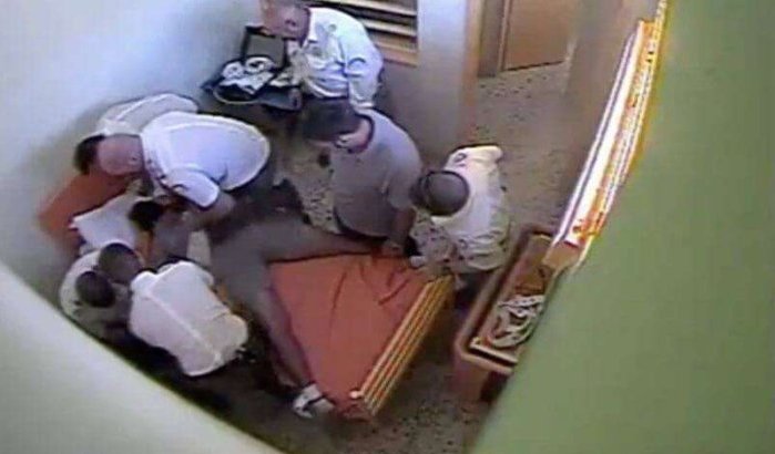 Marokkaan Iliass Tahiri net zoals George Floyd vermoord in Spanje