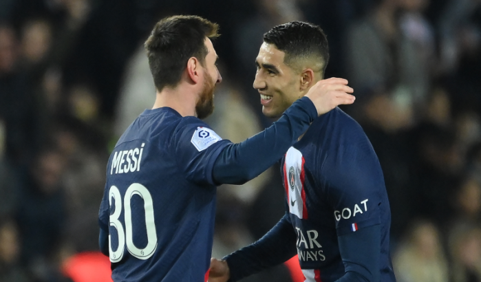 Achraf Hakimi na wedstrijd tot orde geroepen