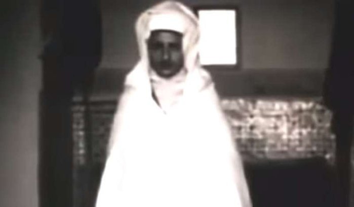 Zeldzaam filmpje bruiloft Mohammed V