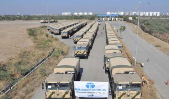 Marokkaans leger neemt Indiase terreinwagens in ontvangst