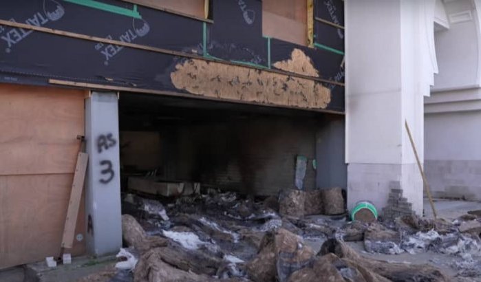 75.000 euro schade na brandstichting moskee Gouda