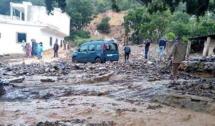 Veel schade door overstromingen in Al Hoceima (foto's)