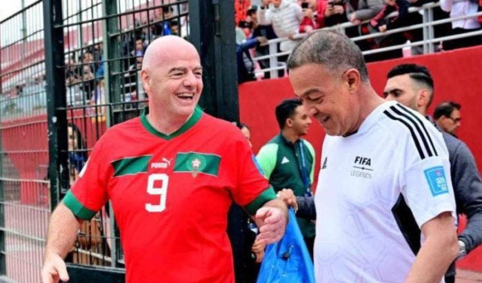 FIFA-baas Gianni Infantino op vakantie in Marokko