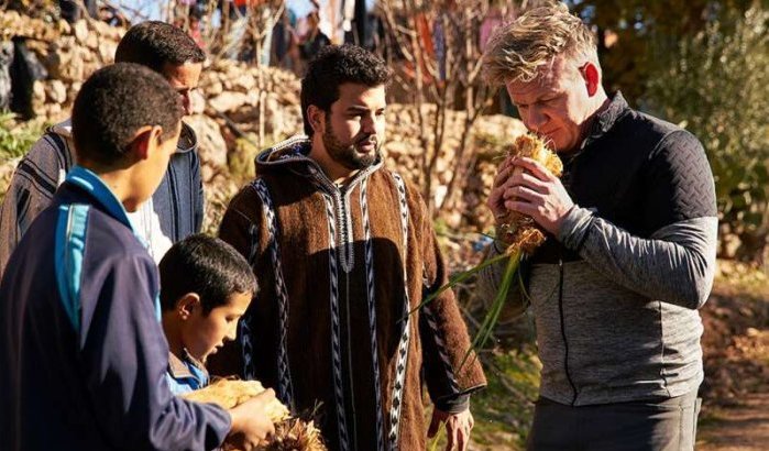 Gordon Ramsay voor National Geographic in Marrakech