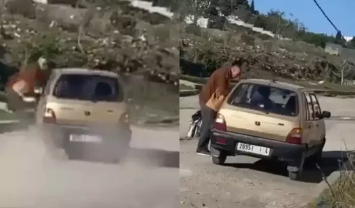 Amerikaan rijdt met opzet bewaker aan in Tanger (video)