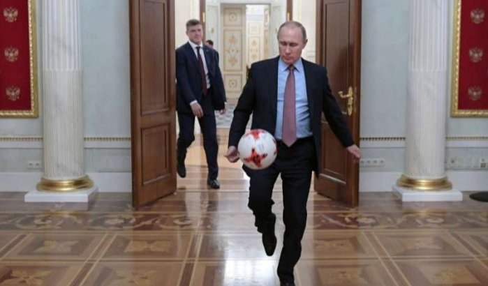 Marokkaanse politieagenten in Rusland voor WK-2018