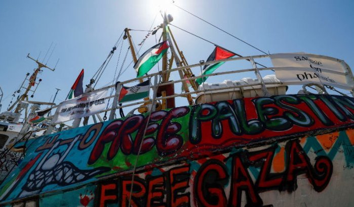 Schepen Marokko, Algerije en Tunesië doorbreken samen blokkade Gaza