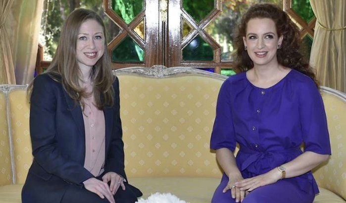 Chelsea Clinton op bezoek bij Prinses Lalla Salma
