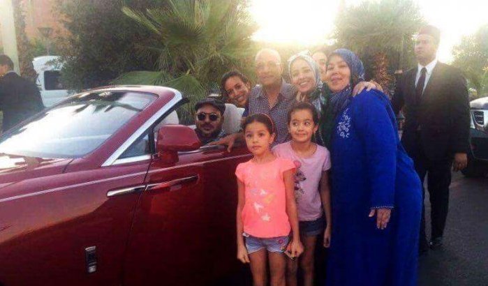 Koning Mohammed VI in straten Al Hoceima gespot