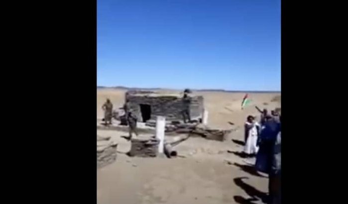 Marokkaanse soldaat blijft stoïcijns onder provocaties Polisario (video)