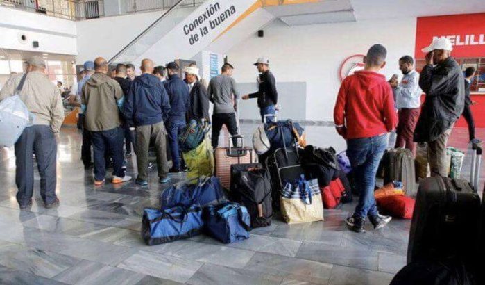 600 Marokkanen die in Melilla zijn gestrand mogen terug naar Marokko