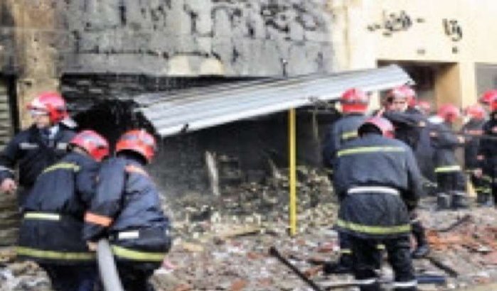 Twaalf gewonden bij brand in café Khouribga 