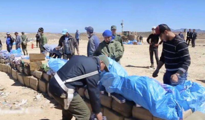 Marokko: grote hoeveelheid drugs vernietigd in Tan-Tan