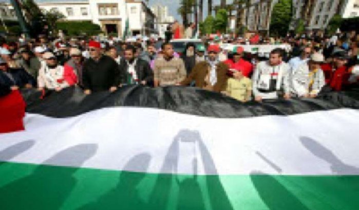 Demonstraties tegen Gaza-aanval in Marokko