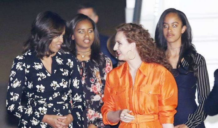 Michelle Obama heeft Marokko verlaten