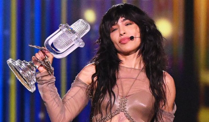 Loreen gefeliciteerd door Zweeds koningspaar