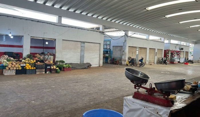 Moderne markt Nador verandert in spookcentrum