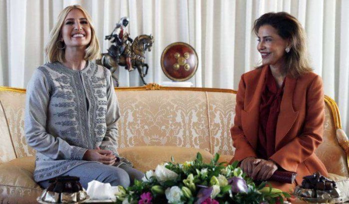 Prinses Lalla Meryem ontvangt Ivanka Trump