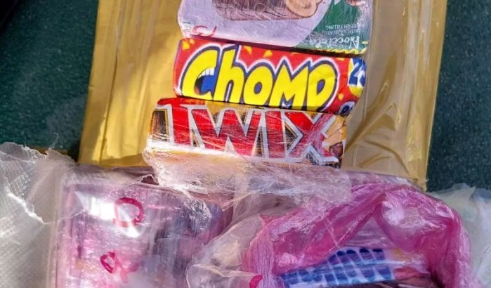 Drugsvangst voor kust Marokko: hasj verpakt als chocolade