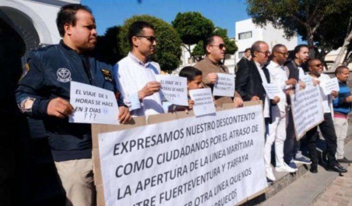 Marokkanen Canarische Eilanden eisen heropening zeeverbinding naar Tarfaya