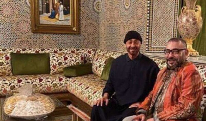 Koning Mohammed VI bezoekt kroonprins Abu Dhabi
