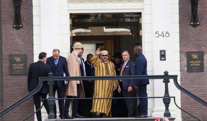 Hotel in Amsterdam excuseert zich voor overlast door bezoek Mohammed VI