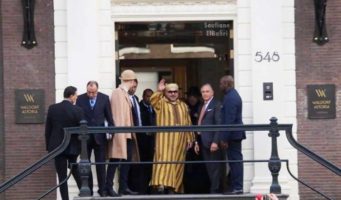 Hotel in Amsterdam excuseert zich voor overlast door bezoek Mohammed VI