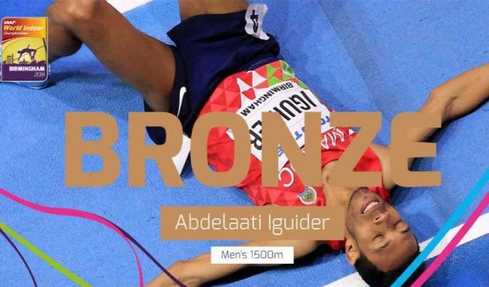 Abdelaati Iguider wint brons op WK indooratletiek (video)